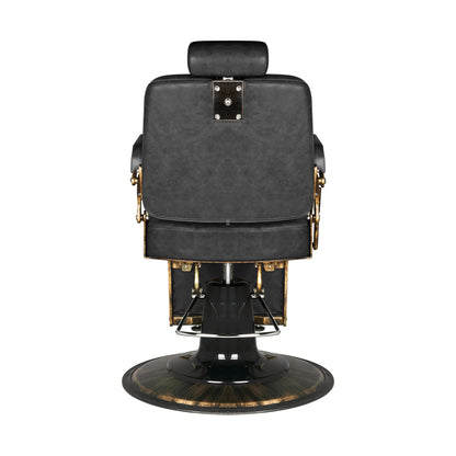 ActiveShop Gabbiano Barbersessel Boss HD Old Leather schwarz