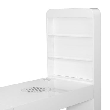 ActiveShop Kosmetiktisch 310 mit Kassettensauger weiß rechts