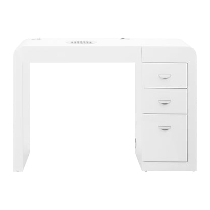 ActiveShop Kosmetiktisch 312 mit Kassettensauger weiß links