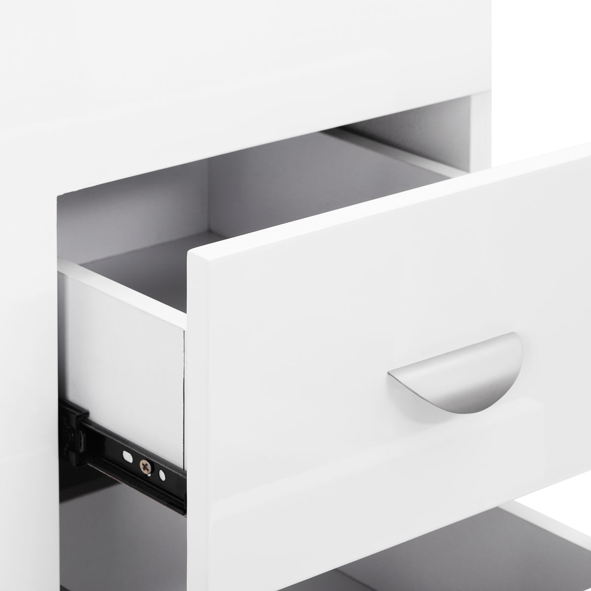 ActiveShop Kosmetiktisch 312 mit Kassettensauger weiß links