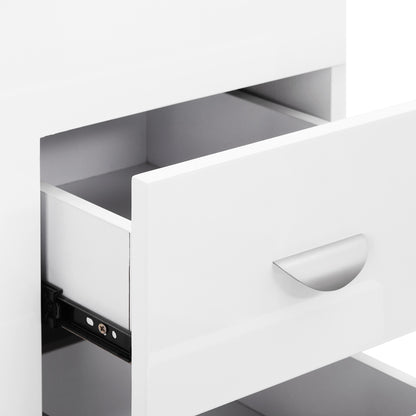 ActiveShop Kosmetiktisch 312 mit Kassettensauger weiß links
