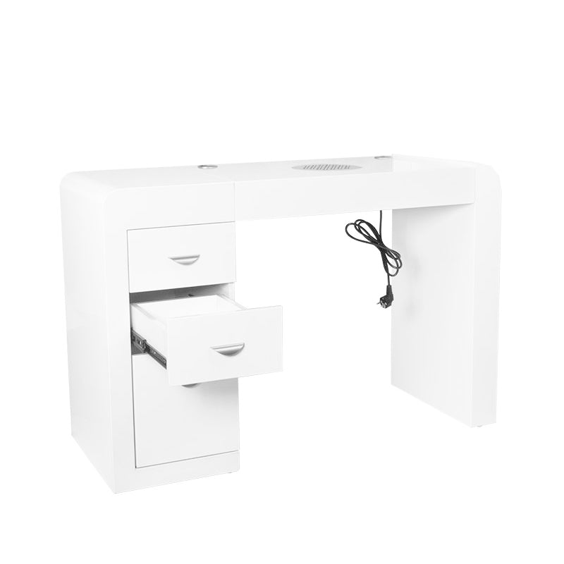 ActiveShop Kosmetiktisch 312 mit Kassettensauger weiß rechts