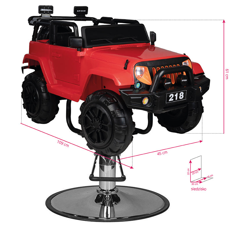 ActiveShop Kinder-Friseurstuhl Auto-SUV