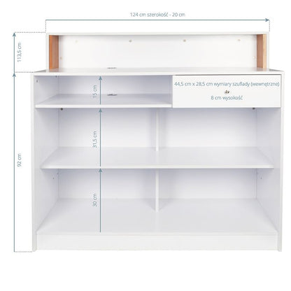 ActiveShop Gabbiano Rezeption Pearl weiß