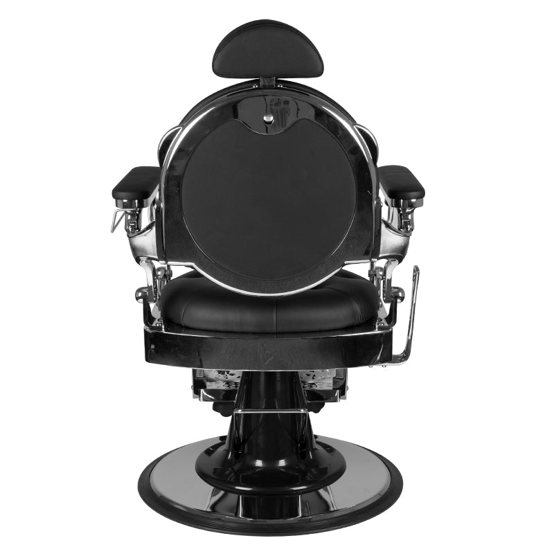 ActiveShop Gabbiano Barbersessel Giulio Silver schwarz