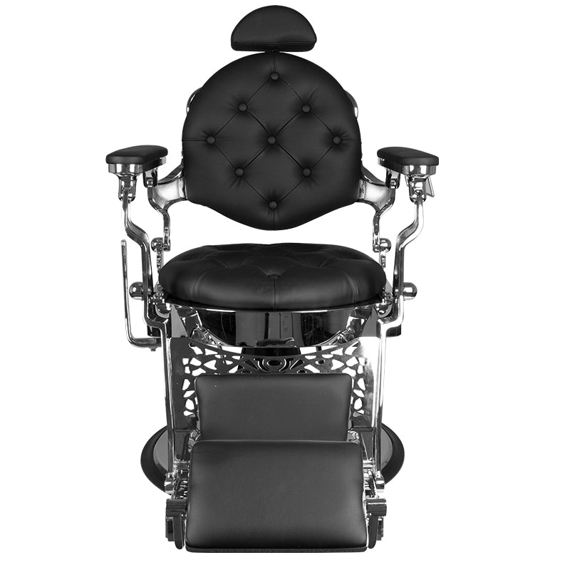ActiveShop Gabbiano Barbersessel Giulio Silver schwarz