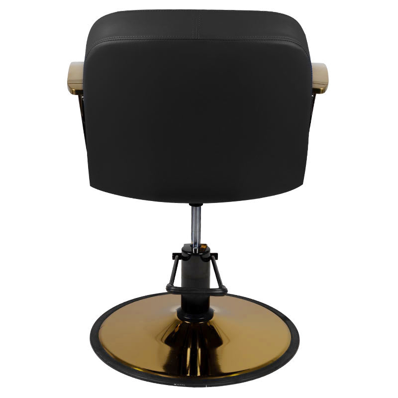 ActiveShop Gabbiano Stuhl für Styling gold Bologna schwarz