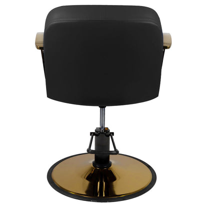 ActiveShop Gabbiano Stuhl für Styling gold Bologna schwarz