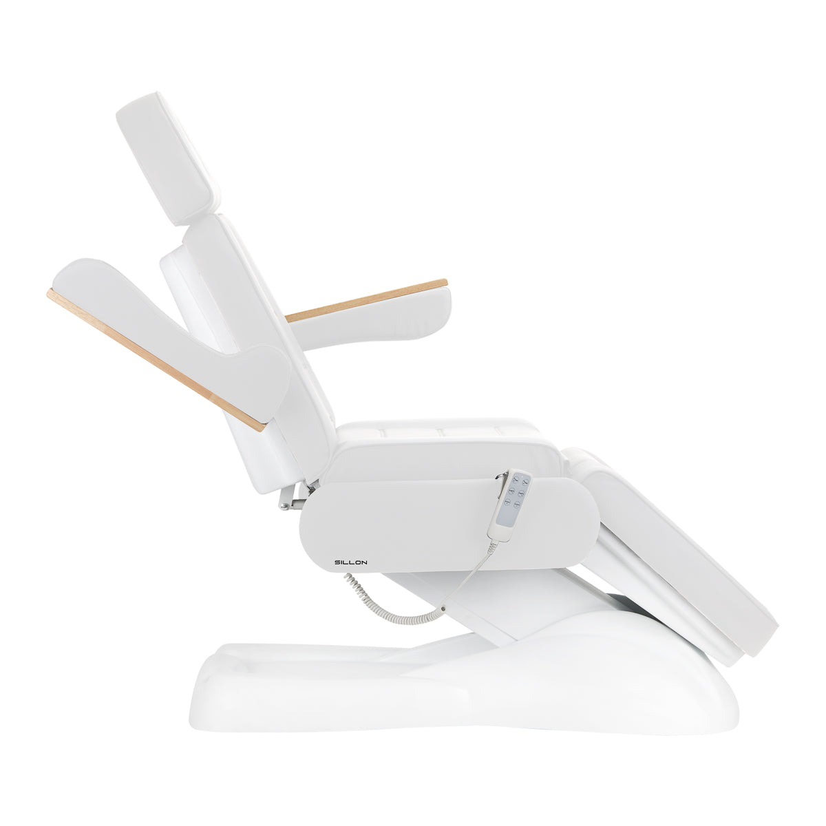 ActiveShop Elektrischer Kosmetikstuhl SILLON Lux 273b 3 Motoren weiß