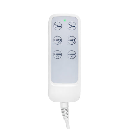 ActiveShop Elektrischer Kosmetikstuhl SILLON Lux 273b 3 Motoren weiß