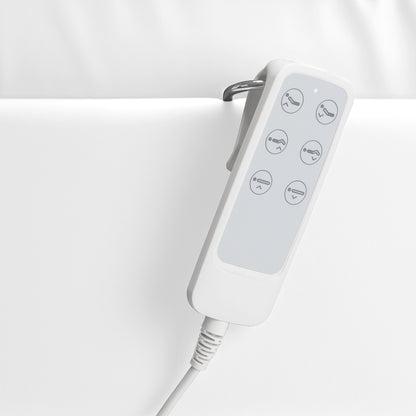 ActiveShop Elektrischer Kosmetikstuhl SILLON Lux 273b 3 Motoren weiß