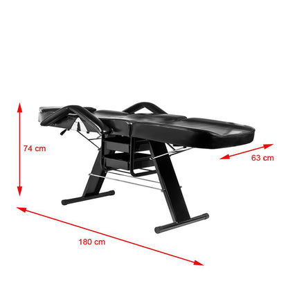 ActiveShop Kosmetikstuhl Basic 202 mit Schalen schwarz