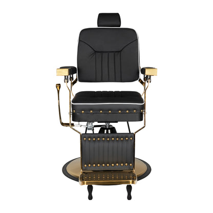 ActiveShop Gabbiano Barbersessel Filippo Gold schwarz