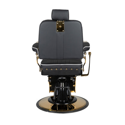 ActiveShop Gabbiano Barbersessel Filippo Gold schwarz