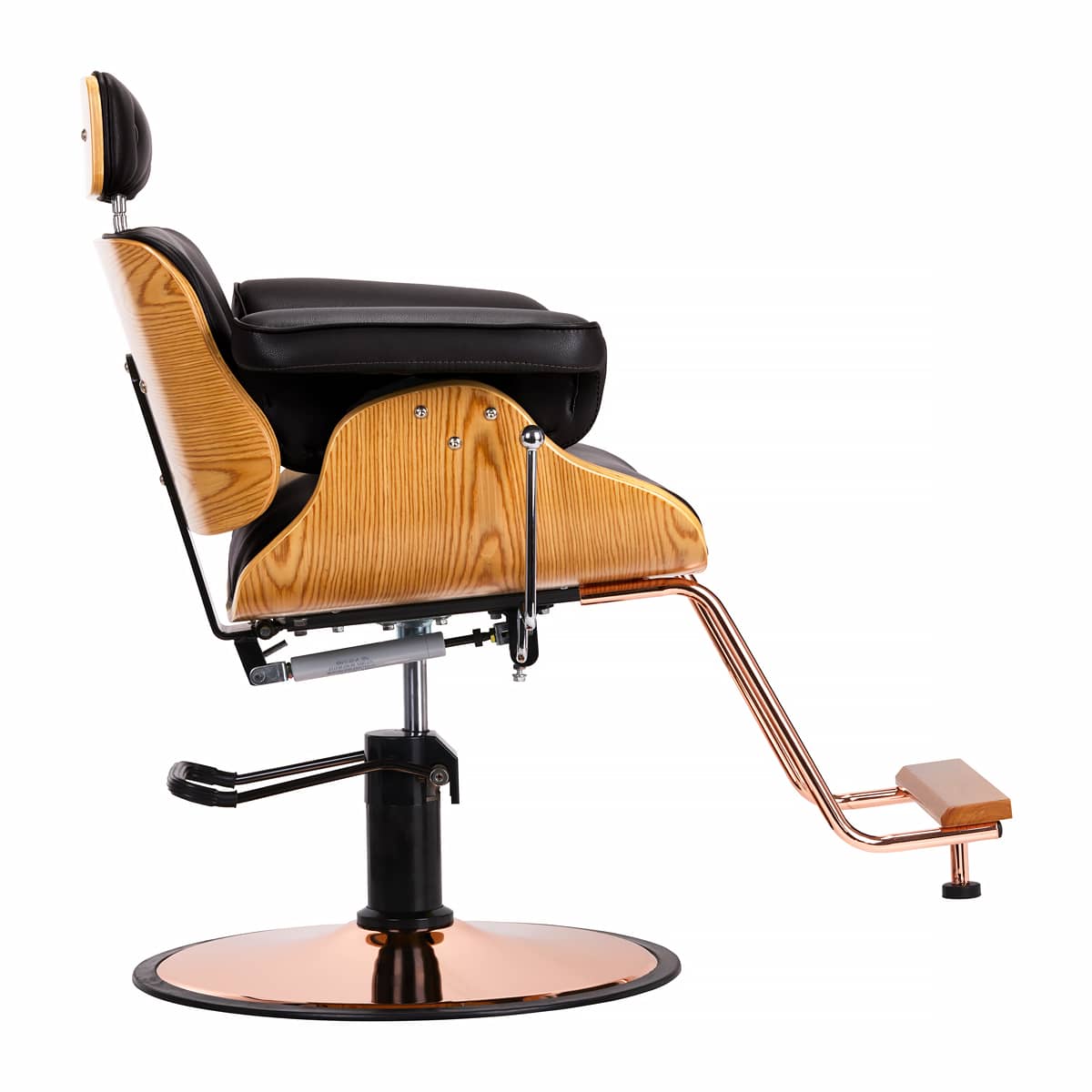ActiveShop Gabbiano Friseurstuhl Florenz mit verstellbarer Kopfstütze schwarz