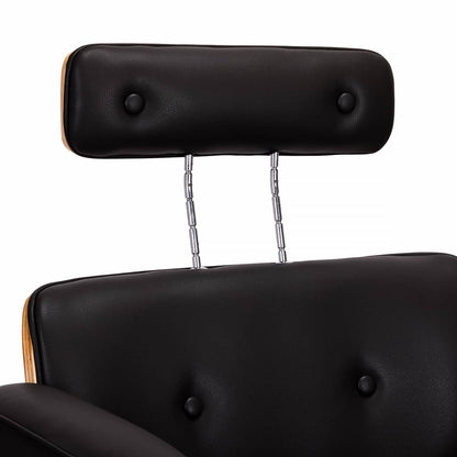 ActiveShop Gabbiano Friseurstuhl Florenz mit verstellbarer Kopfstütze schwarz