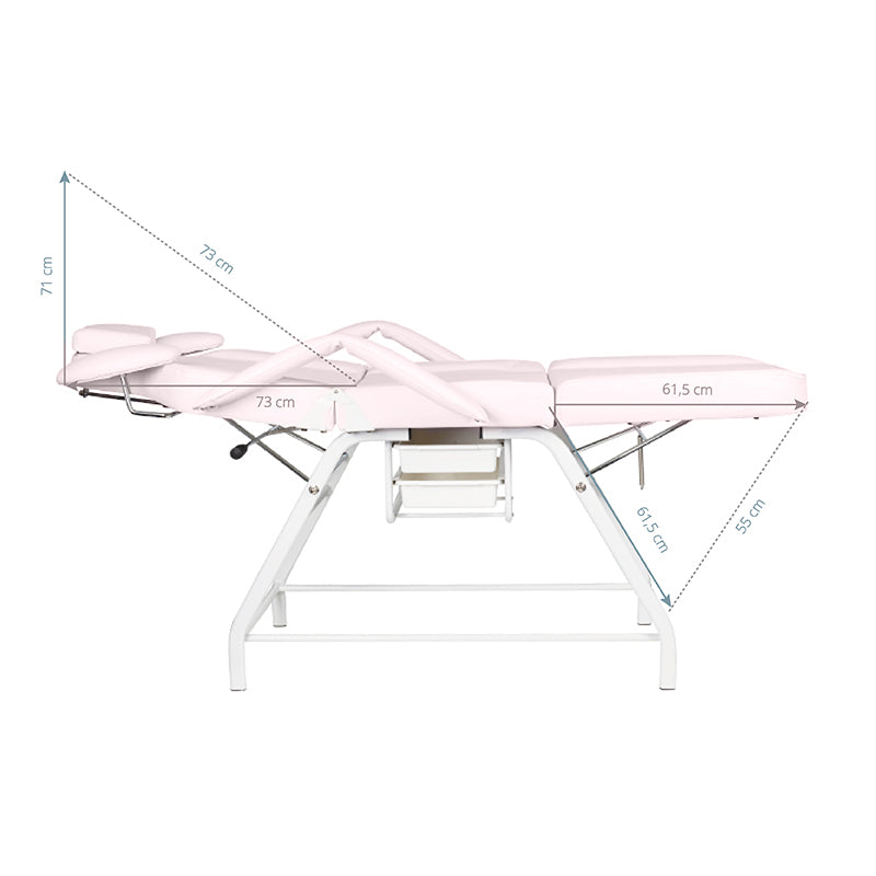 ActiveShop Ivette Behandlungsstuhl für Wimpern pink