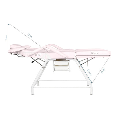 ActiveShop Ivette Behandlungsstuhl für Wimpern pink