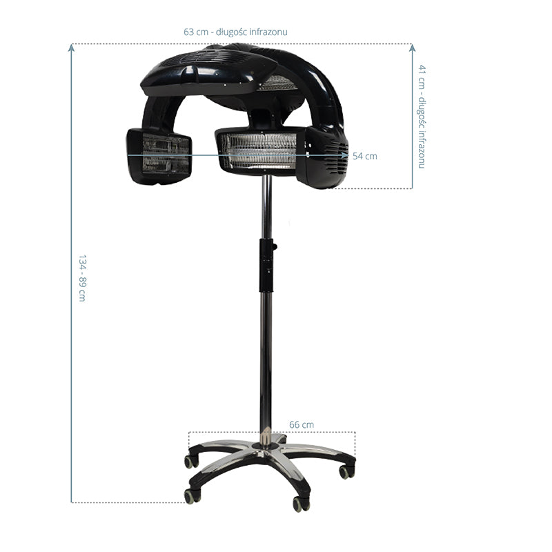 ActiveShop Gabbiano Infrazon stehend 628 schwarz