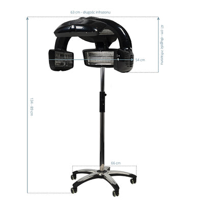 ActiveShop Gabbiano Infrazon stehend 628 schwarz