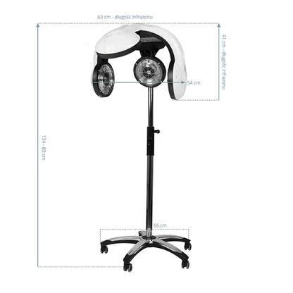 ActiveShop Gabbiano Infrazon Standgerät 938 weiß