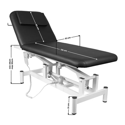 ActiveShop Elektrische Massageliege Sillon 079 1 Motor schwarz