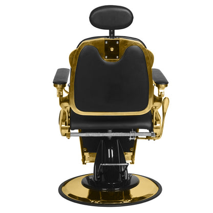 ActiveShop Gabbiano Barbersessel Francesco Gold schwarz