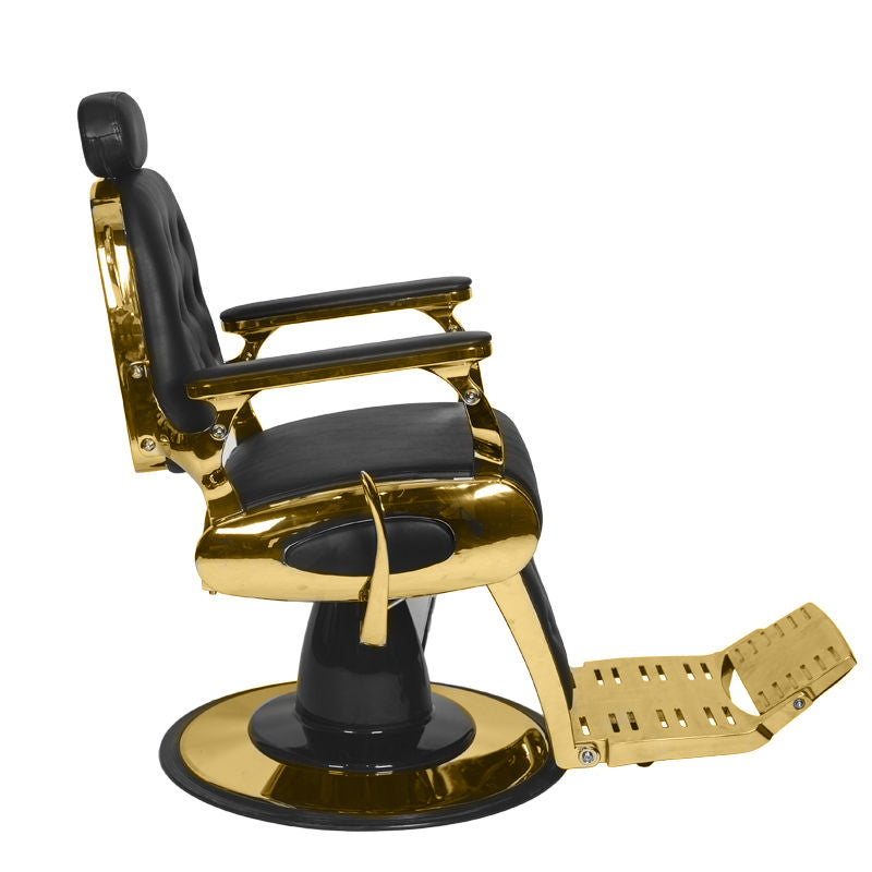 ActiveShop Gabbiano Barbersessel Francesco Gold schwarz