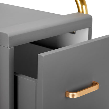 ActiveShop Gabbiano Friseurhilfe Solo Gold - grau