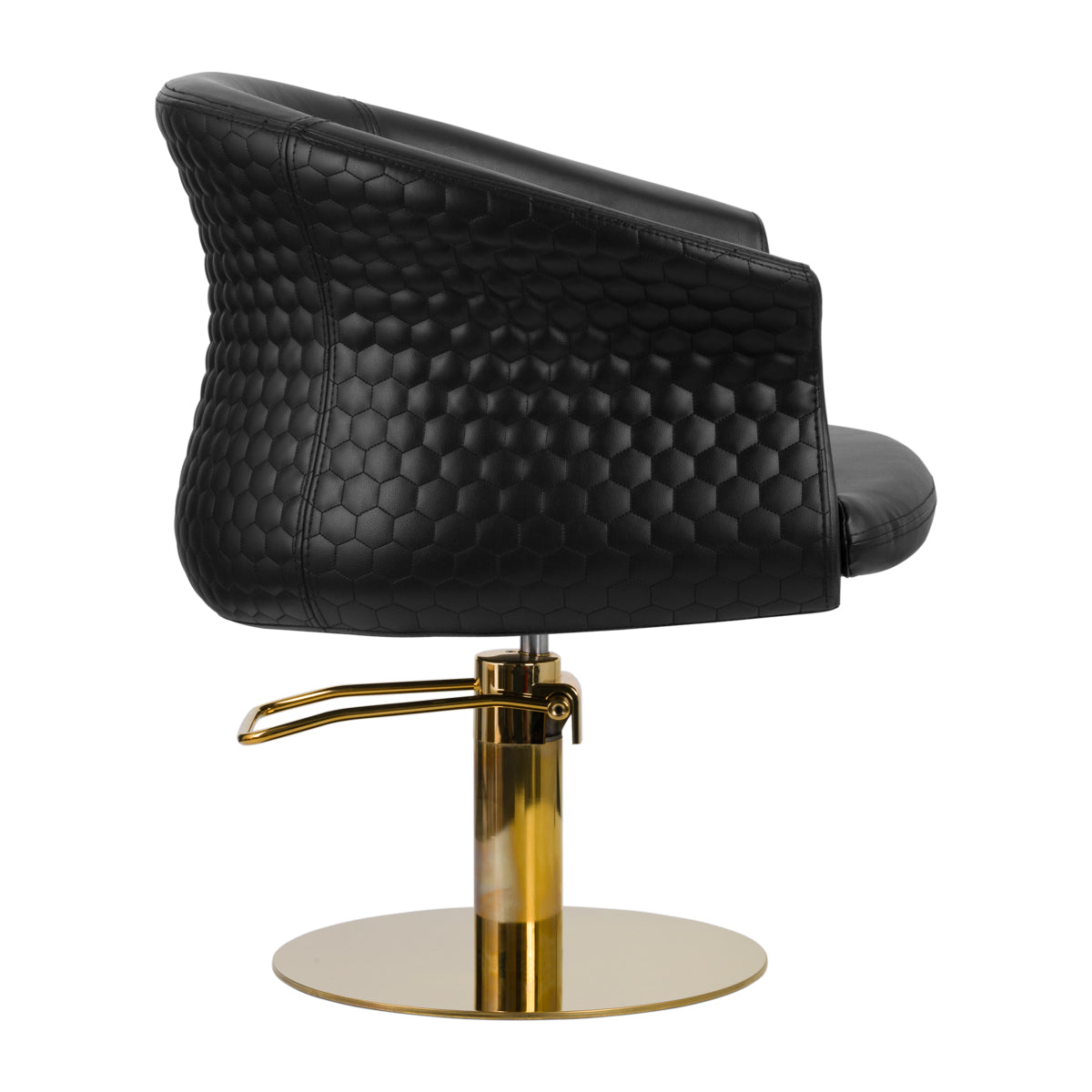 ActiveShop Gabbiano Friseurstuhl Versailles Gold Schwarz