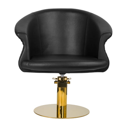 ActiveShop Gabbiano Friseurstuhl Versailles Gold Schwarz