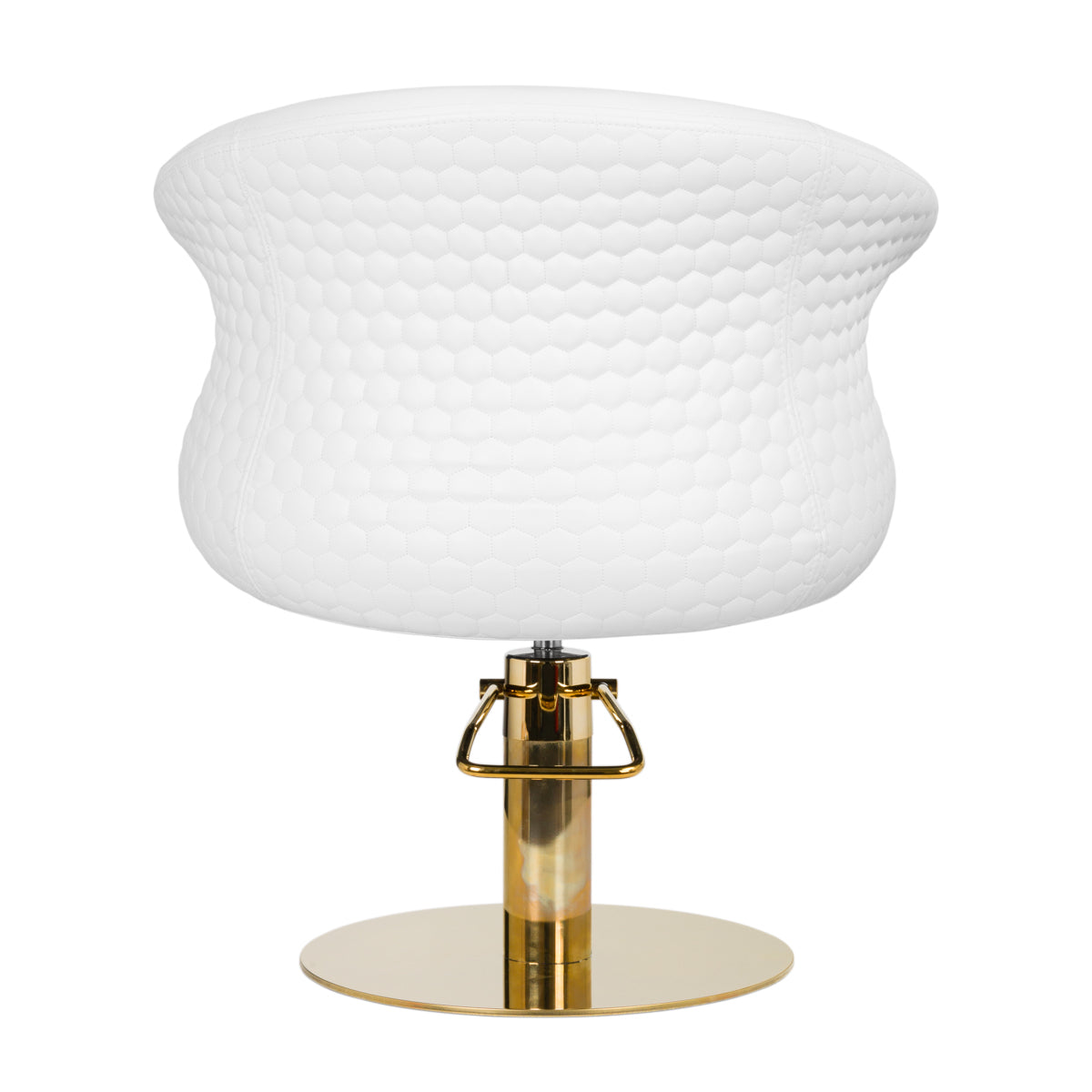 ActiveShop Gabbiano Friseurstuhl Versailles Gold Weiß