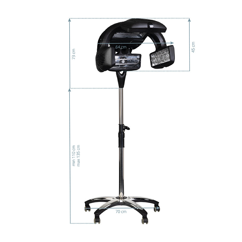 ActiveShop Gabbiano Infrazon Standmodell Y-707 schwarz