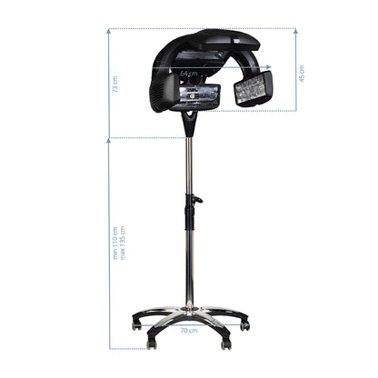ActiveShop Gabbiano Infrazon Standmodell Y-707 schwarz