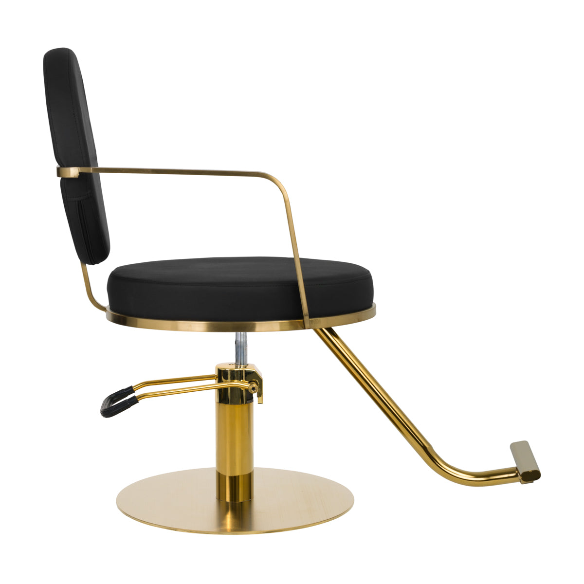 ActiveShop Gabbiano Friseurstuhl Arras Gold Schwarz