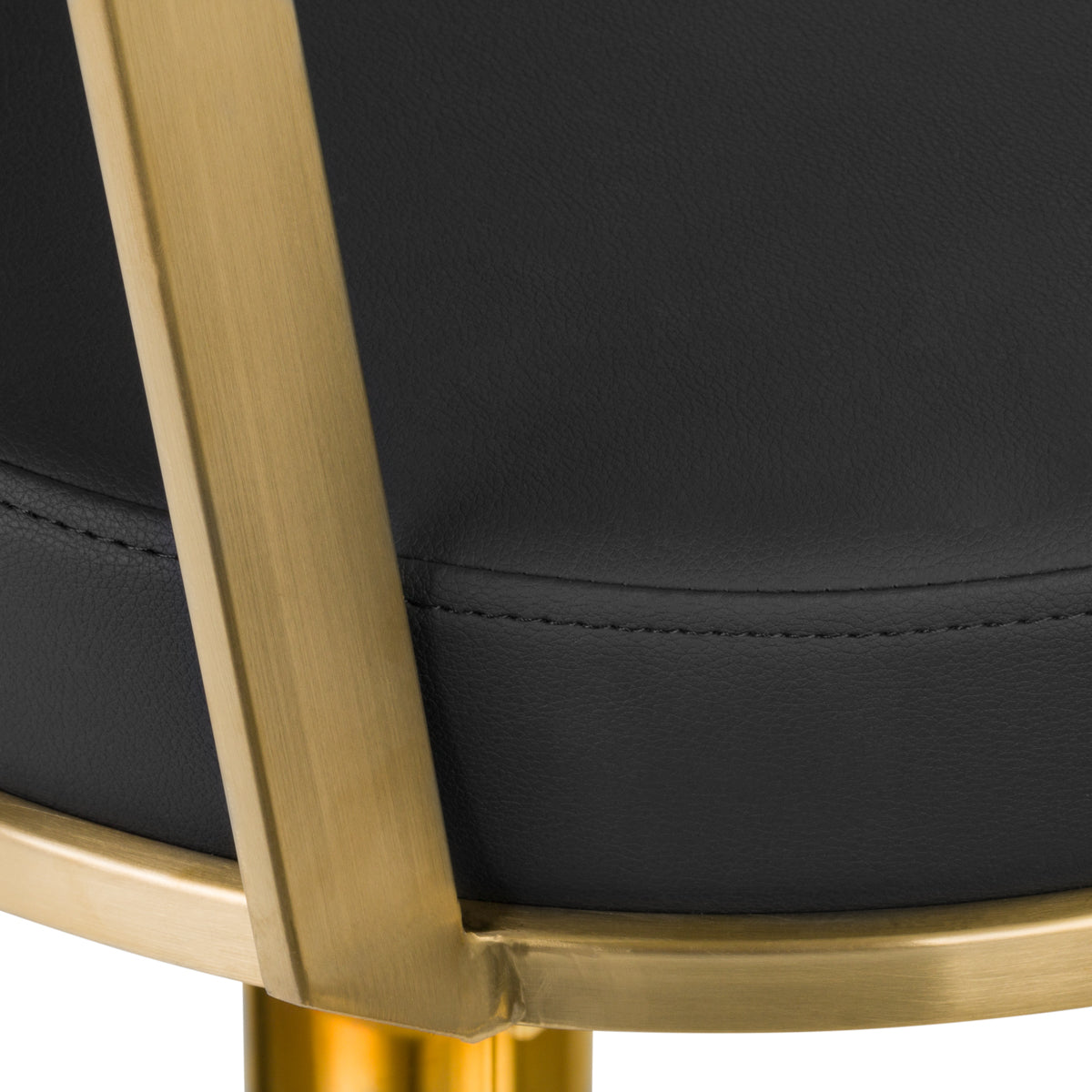 ActiveShop Gabbiano Friseurstuhl Arras Gold Schwarz