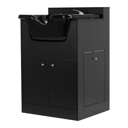 ActiveShop Gabbiano Friseur-Waschstation BB06 schwarz