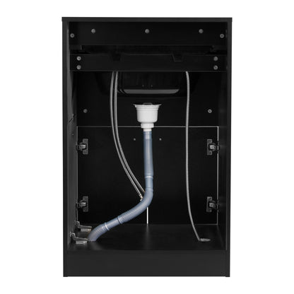 ActiveShop Gabbiano Friseur-Waschstation BB06 schwarz