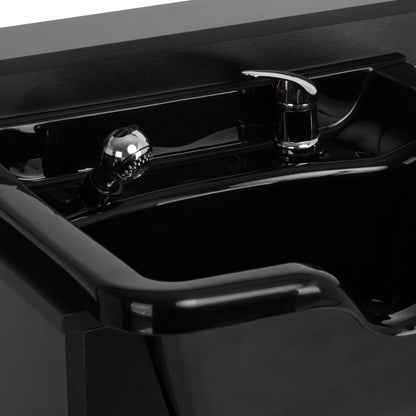ActiveShop Gabbiano Friseur-Waschstation BB06 schwarz