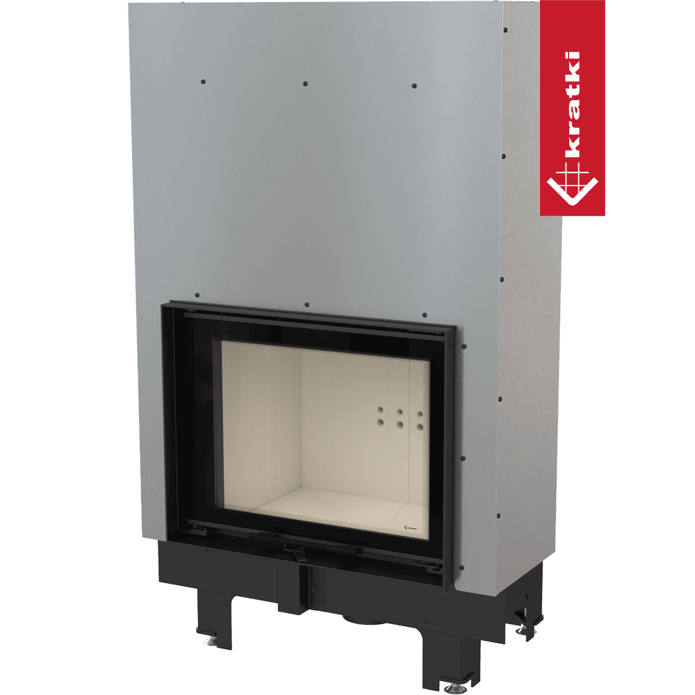 Kratki Wasserführender Kamineinsatz KRATKI MBM 12 kW Ø 180 mit Schiebetür