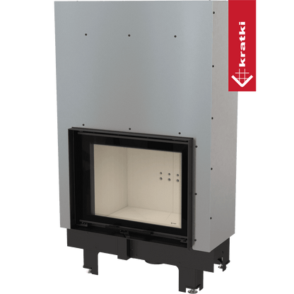 Kratki Wasserführender Kamineinsatz KRATKI MBM 12 kW Ø 180 mit Schiebetür
