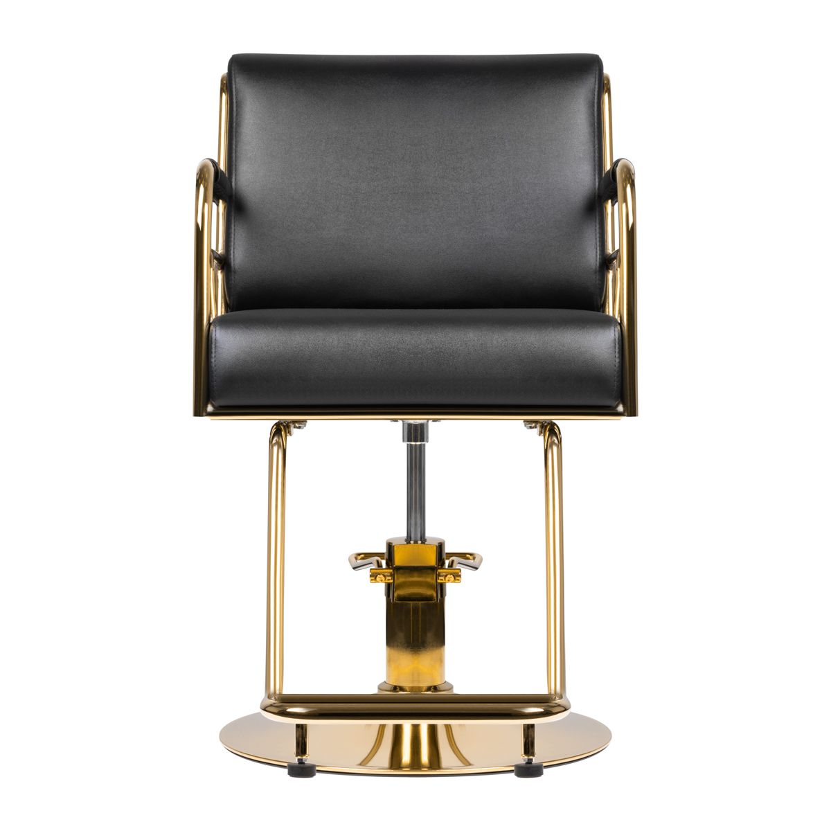 ActiveShop Gabbiano Friseurstuhl Prato Gold - Schwarz
