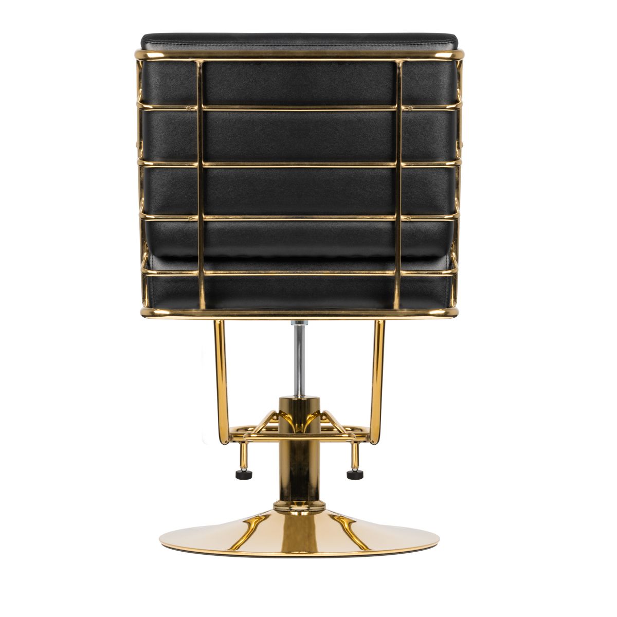 ActiveShop Gabbiano Friseurstuhl Prato Gold - Schwarz