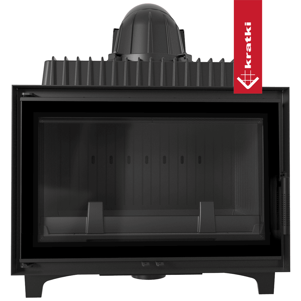 Kratki Kamineinsatz Gusseisen KRATKI FRANEK DECO 14 kW Ø 200