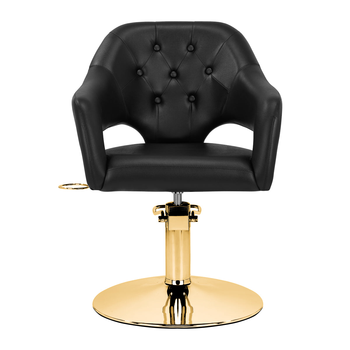 ActiveShop Gabbiano Friseurstuhl Parma gold schwarz