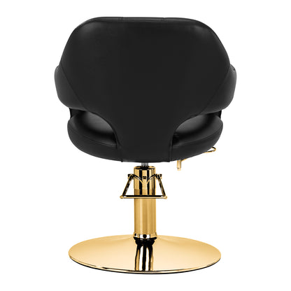 ActiveShop Gabbiano Friseurstuhl Parma gold schwarz