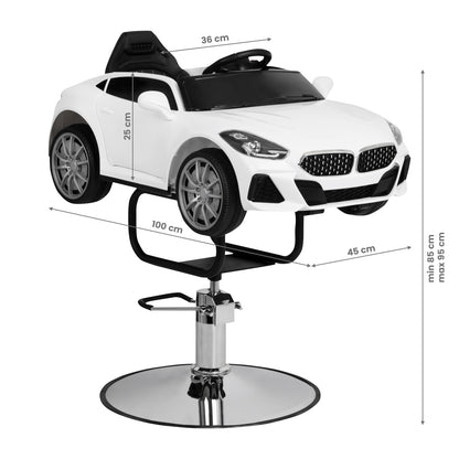 ActiveShop Kinder-Friseurstuhl Auto BM weiß