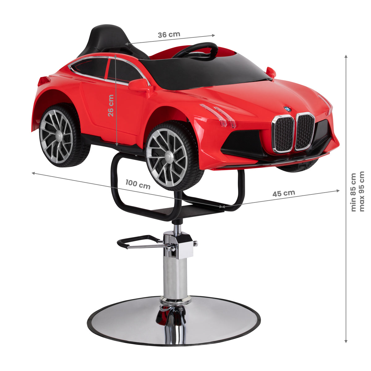 ActiveShop Kinder-Friseurstuhl Auto BM rot