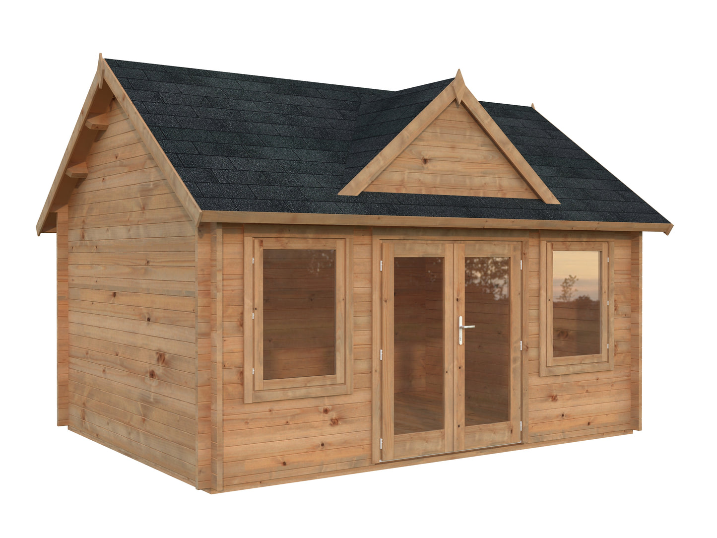 Palmako Claudia 14,2 m2 - Hellbraun tauchgrundiert