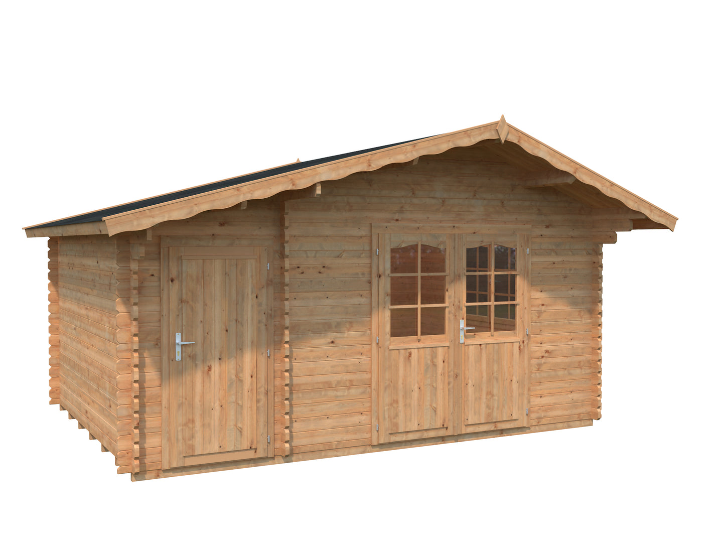 Palmako Emma 14,2 m2 - Grau tauchgrundiert